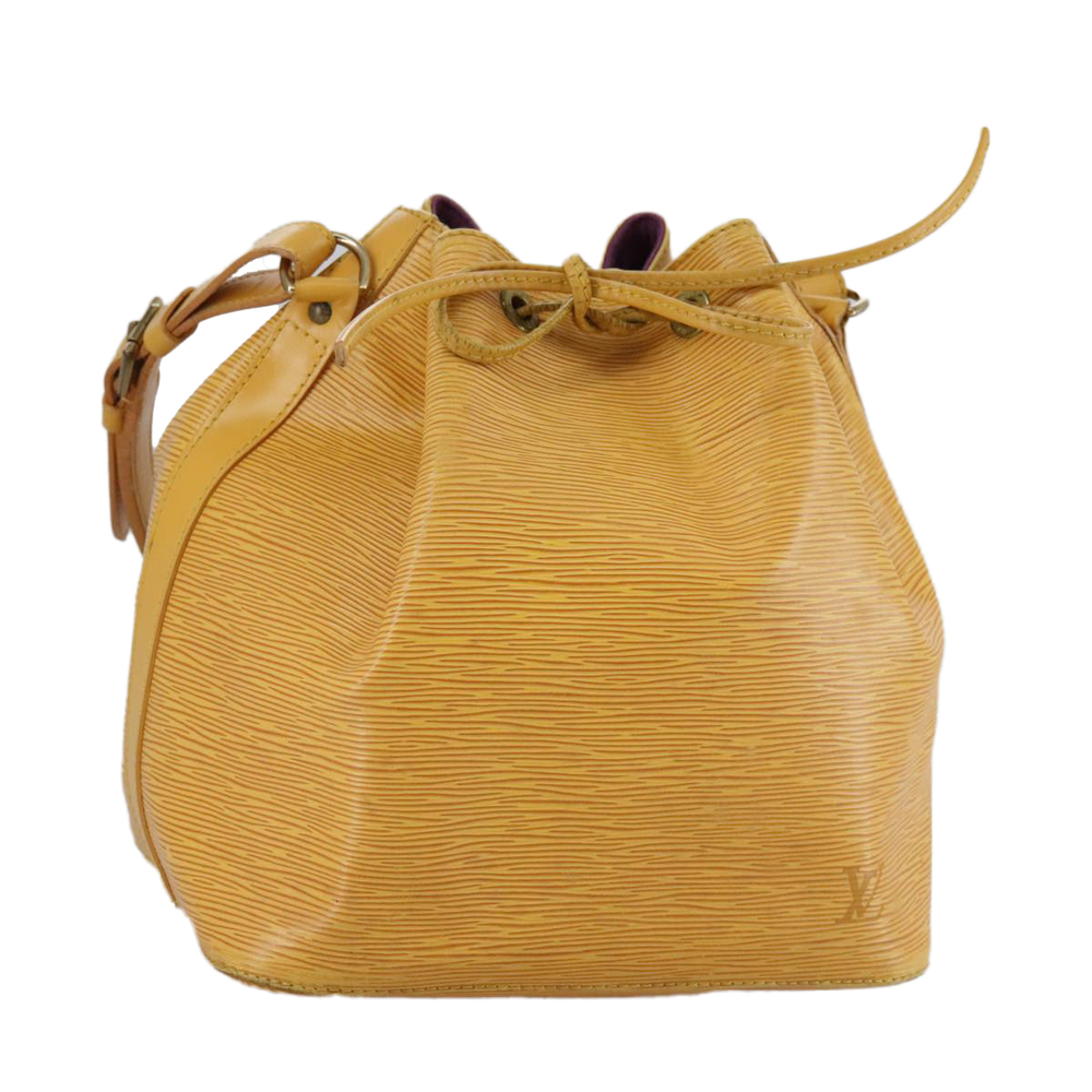 LOUIS VUITTON Epi Petit Noe Shoulder Bag Yellow M44102 LV Auth 105711